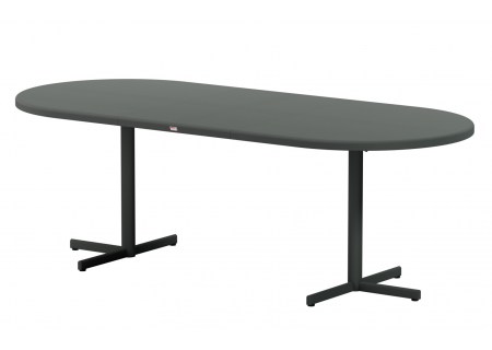 Schaffner Bodensee Glasfasertisch 160/218x95 cm oval